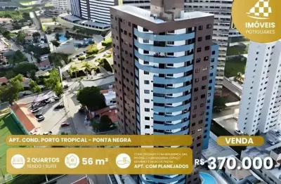Apartamento à venda, 2 quartos, 1 suíte, 1 vaga, ponta negra - natal/rn