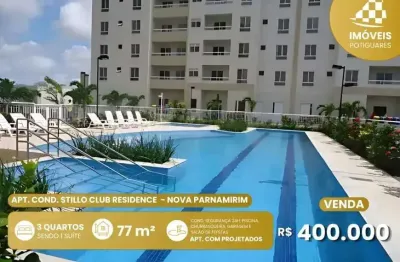 Apartamento com 3 quartos à venda no Nova Parnamirim, Parnamirim 