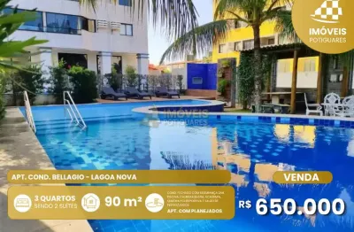 Apartamento à venda, 3 quartos, 2 suítes, 2 vagas, lagoa nova - natal/rn