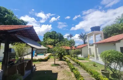 Casa com 1.829m² de terreno no conjunto tiradentes/ com piscina e churrasqueira e amplo quintal