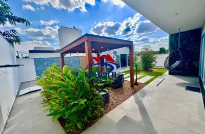 Casa térrea no portal das estrelas em boituva c/ 3 suítes mobiliada