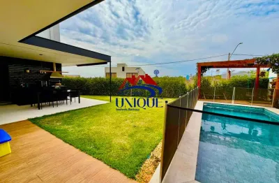 Linda casa térrea à venda com 3 suítes em condomínio fechado de boituva sp