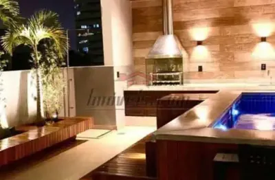 Cobertura com 2 quartos à venda na rua coronel paulo malta rezende, 175, barra da tijuca, rio de janeiro, 185 m2 por r$ 2.300.000
