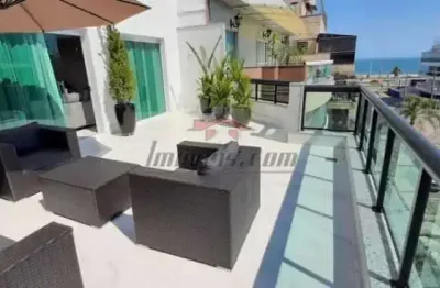 Cobertura com 3 quartos à venda na rua desembargador oscar tenório, 110, recreio dos bandeirantes, rio de janeiro, 191 m2 por r$ 1.850.000