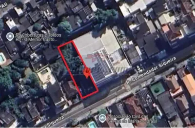 Terreno à venda na rua comendador siqueira, 267, pechincha, rio de janeiro, 600 m2 por r$ 579.990