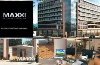 Sala comercial com 1 sala à venda na estrada dos três rios, 1097, freguesia (jacarepaguá), rio de janeiro, 27 m2 por r$ 170.000