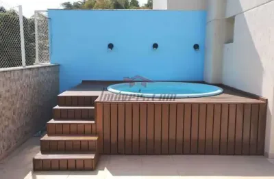 Cobertura com 3 quartos à venda na avenida geremário dantas, 635, pechincha, rio de janeiro, 109 m2 por r$ 498.000