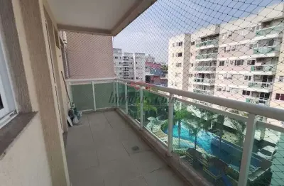 Apartamento com 3 quartos à venda na estrada do guerengue, 370, taquara, rio de janeiro, 77 m2 por r$ 375.000