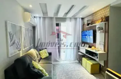 Cobertura com 3 quartos à venda na estrada do tindiba, 1695, pechincha, rio de janeiro, 138 m2 por r$ 630.000