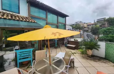 Cobertura com 4 quartos à venda na travessa teodomiro pereira, 277, freguesia (jacarepaguá), rio de janeiro, 232 m2 por r$ 890.000