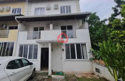 Casa em condomínio fechado com 4 quartos à venda na estrada do cafundá, 3075, taquara, rio de janeiro, 120 m2 por r$ 419.000