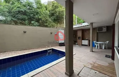 Casa em condomínio fechado com 4 quartos à venda na estrada do rio grande, 3895, taquara, rio de janeiro, 300 m2 por r$ 789.000