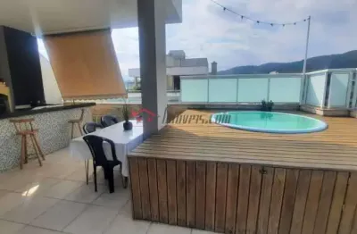 Cobertura com 3 quartos à venda na estrada dos três rios, 1305, freguesia (jacarepaguá), rio de janeiro, 212 m2 por r$ 1.100.000