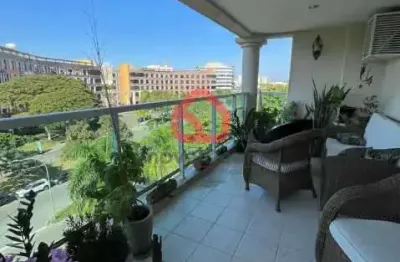 Apartamento com 4 quartos à venda na avenida jornalista tim lopes, 255, barra da tijuca, rio de janeiro, 149 m2 por r$ 2.467.000