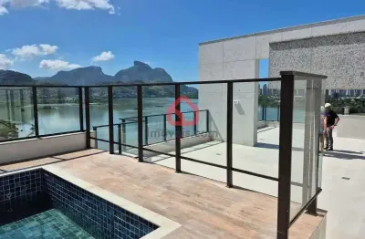 Cobertura com 2 quartos à venda na rua dos jacarandás, 900, barra da tijuca, rio de janeiro, 270 m2 por r$ 3.800.000