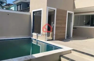 Casa em condomínio fechado com 3 quartos à venda na rua paulo josé mahfud, 21, vargem pequena, rio de janeiro, 220 m2 por r$ 1.200.000