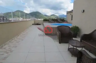 Cobertura com 4 quartos à venda na rua das dálias, 81, vila valqueire, rio de janeiro, 365 m2 por r$ 750.000
