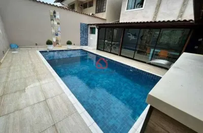 Casa em condomínio fechado com 4 quartos à venda na rua rio do anil, 81, freguesia (jacarepaguá), rio de janeiro, 260 m2 por r$ 1.690.000
