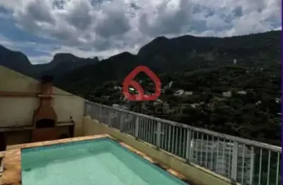 Cobertura com 4 quartos à venda na estrada da gávea, 611, são conrado, rio de janeiro, 321 m2 por r$ 2.750.000