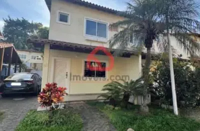 Casa em condomínio fechado com 3 quartos à venda na rua retiro dos artistas, 826, pechincha, rio de janeiro, 103 m2 por r$ 755.000