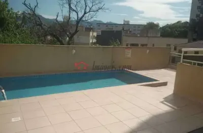 Cobertura com 4 quartos à venda na rua monsenhor marques, 46, pechincha, rio de janeiro, 180 m2 por r$ 650.000