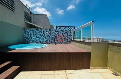 Cobertura com 3 quartos para alugar na estrada benvindo de novais, 2800, recreio dos bandeirantes, rio de janeiro, 137 m2 por r$ 6.700