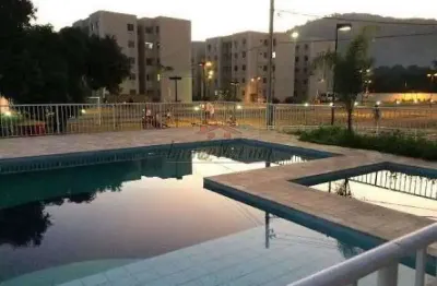 Apartamento com 2 quartos à venda na estrada da boiuna, 1600, taquara, rio de janeiro, 46 m2 por r$ 185.000
