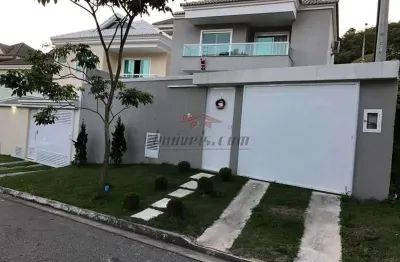 Casa em condomínio fechado com 4 quartos à venda na estrada campo da areia, 765, pechincha, rio de janeiro, 154 m2 por r$ 990.000