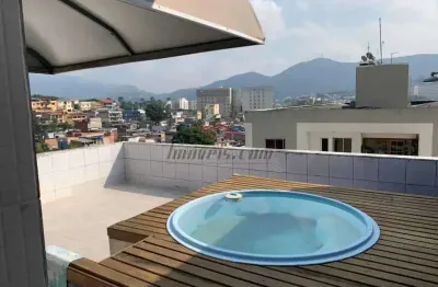 Cobertura com 2 quartos à venda na rua iriquitia, 536, taquara, rio de janeiro, 120 m2 por r$ 399.500