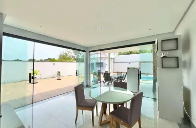 Condomínio marina rio bello, casa com 3 suítes e piscina