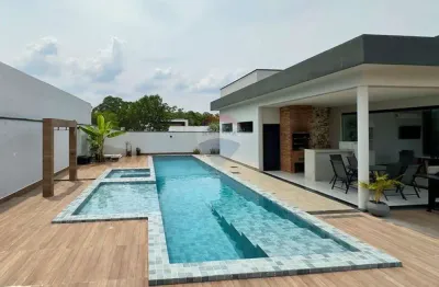 Condomínio marina rio bello, casa com 3 suítes e piscina