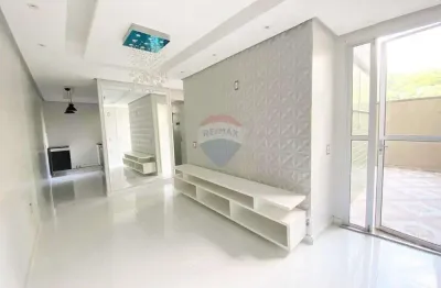 Condomínio conquista torquato, apartamento comgarden, com 02 quartos, na av torquato tapajos, manaus-am