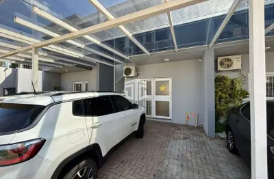 Sobrado mobiliado em condomínio fechado no bairro rondônia, em novo hamburgo!