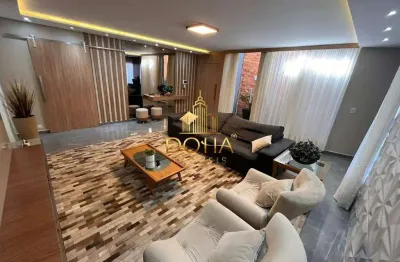 Casa térrea com 3 suítes e 1 quarto no bairro cancelli em cascavel