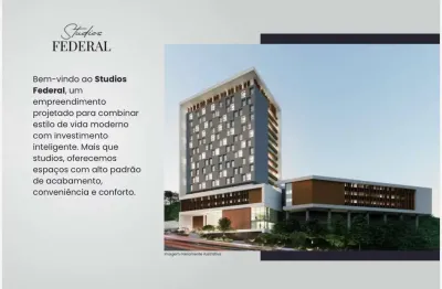 Studio para Venda em Juiz de Fora, Cascatinha, 1 dormitório, 1 banheiro, 1 vaga