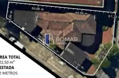 Terreno à venda na Rua Doutor Constancio Martins Sampaio, Estuário, Santos