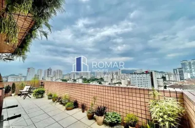 Cobertura com 2 quartos, aparecida, santos - r$ 800 mil, cod: 1965