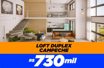 Loft duplex com churrasqueira - infraestrutura completa - pronto