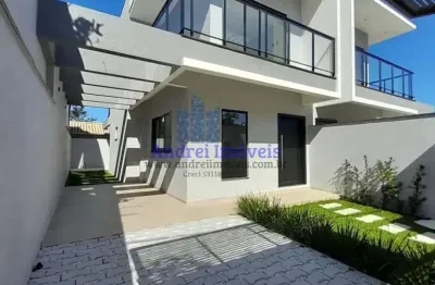 Sobrado geminado para venda em bombinhas, zimbros, 2 dormitórios, 2 suítes, 3 banheiros, 2 vagas