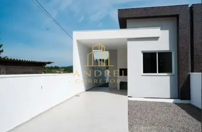 Sobrado geminado para venda em governador celso ramos, areias de baixo, 2 dormitórios, 1 suíte, 2 banheiros, 2 vagas