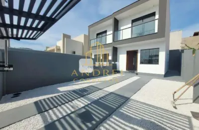 Sobrado geminado para venda em governador celso ramos, areias do meio, 2 dormitórios, 1 suíte, 2 banheiros, 2 vagas