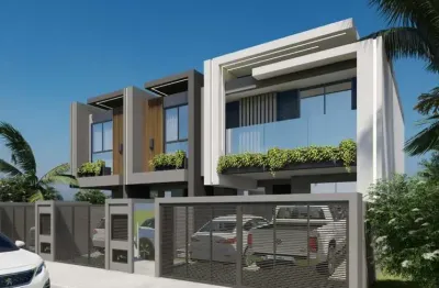 Sobrado geminado para venda em bombinhas, bombas, 2 dormitórios, 2 suítes, 3 banheiros, 1 vaga