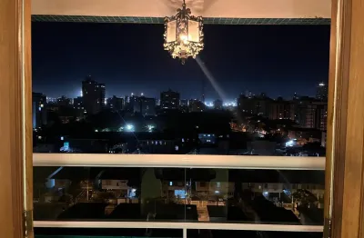 Cobertura  clássica duplex com piscina na ponta da praia em santos