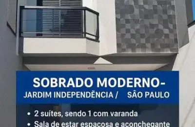 Sobrado para venda possui 80 metros quadrados com 2 quartos em jardim independência - são paulo - sp