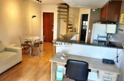 Apartamento duplex compacto para locação – 42m², 1 dormitório – moema/sp