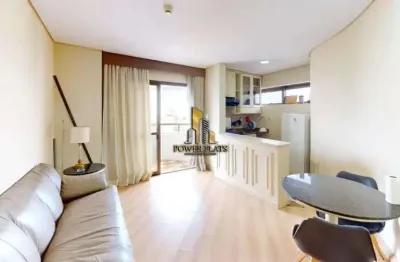 Flat mobiliado na bela vista - paulista wall street - andar alto - 1 suíte e vaga