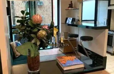 Flat para aluguel em são paulo - moema - duplex - mobiliado - 55m²