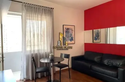 Flat mobiliado nos jardins – 1 suíte, 1 vaga – rua haddock lobo, 807 – andar alto e vista livre