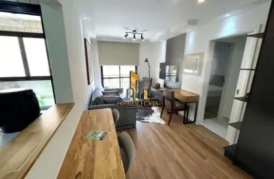 Flat mobiliado indianópolis - 50m² - 1 suíte - vaga - próximo ao metro