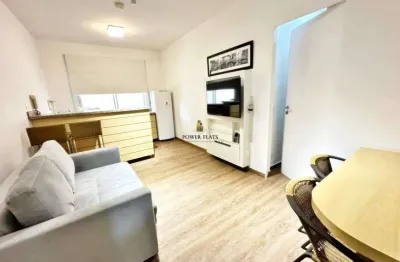 Flat mobiliado 1 quarto – 35m² – pinheiros/sp – lazer e conforto